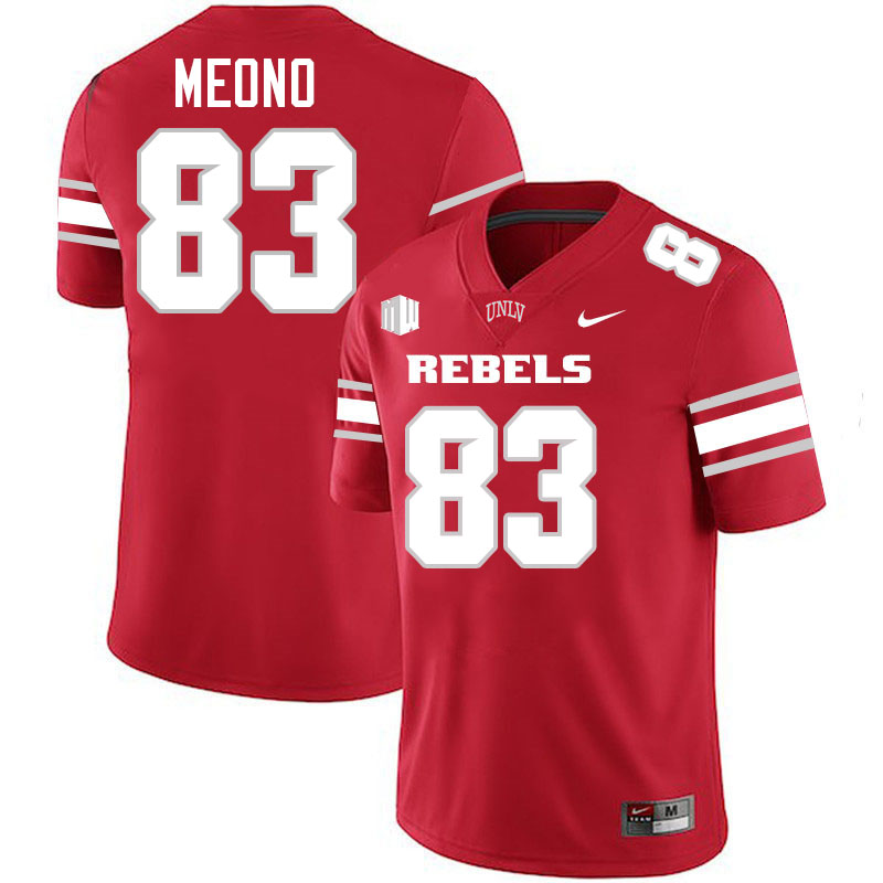 UNLV Rebels #83 Andre Meono Jersey Football College Uniforms,Apparels-Scarlet